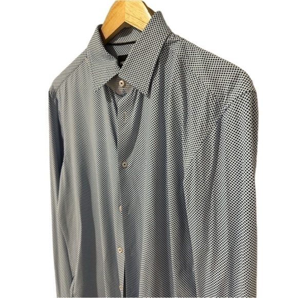 BOSS SLIM-FIT SHIRT IN PRINTED PERFORMANCE-STRETCH FABRIC - Picture 4 of 9